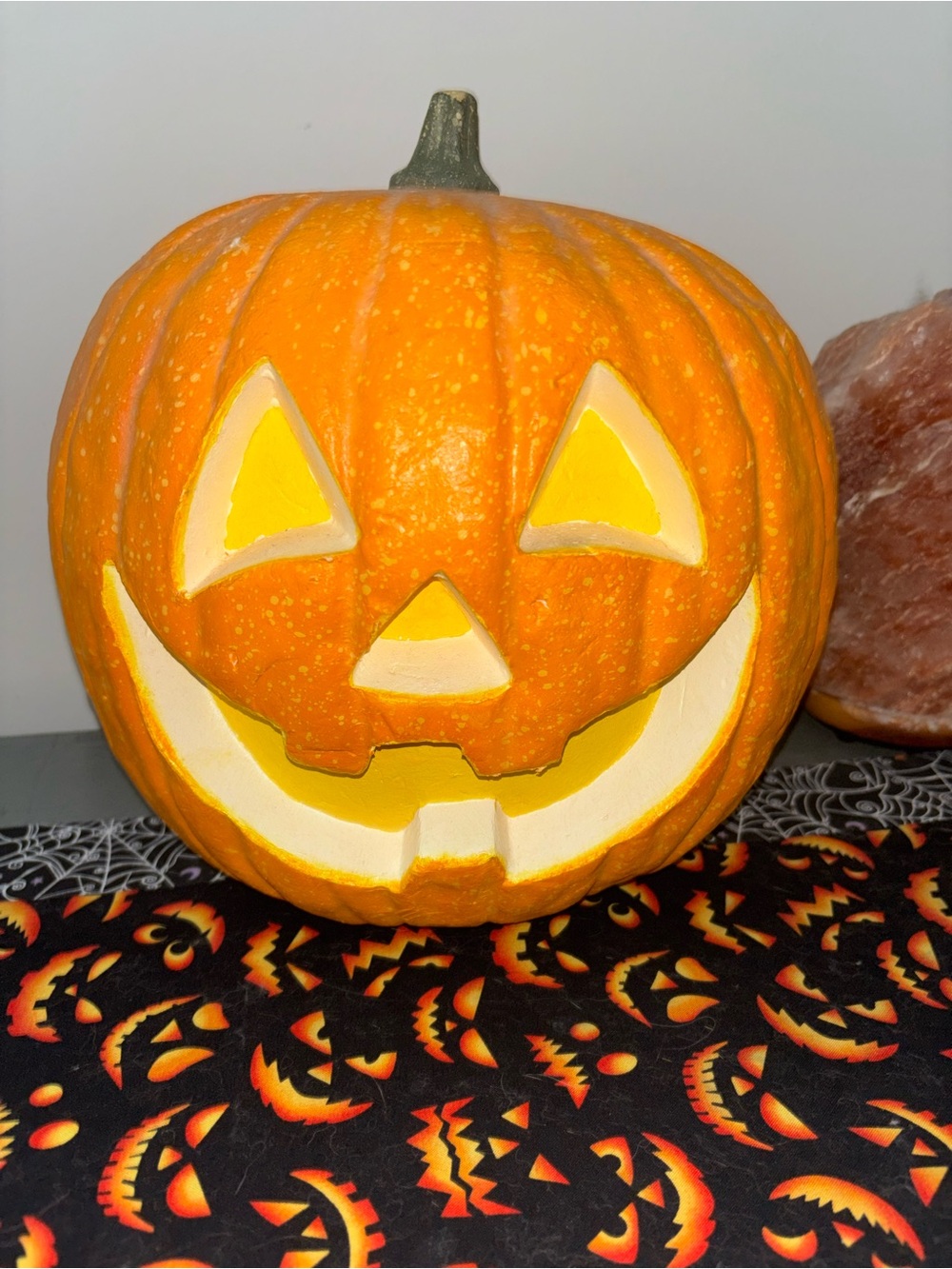 Jack-O'-Lantern Pumpkin Decor - Bright Orange
